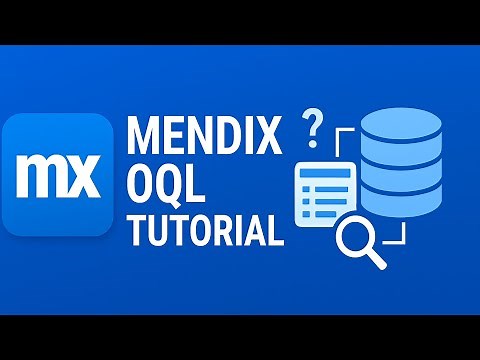 Learn Object Query Language (OQL) in Mendix | OQL | Mendix Tutorial