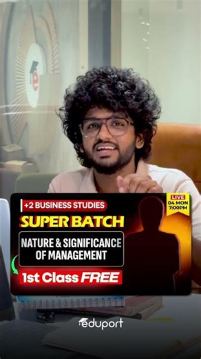 Plus Two Business Studies First Class Free | Eduport Plus Two Commerce