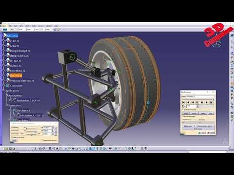 DMU Simulation of a Car Suspension