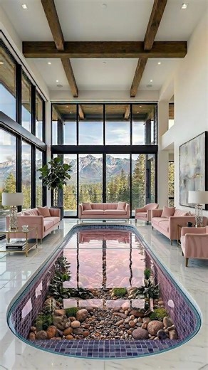 This Living Room Has a Hidden Aquarium Floor 😱