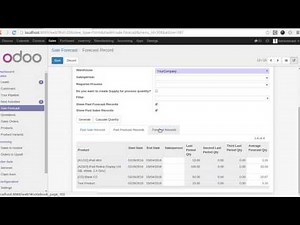 Odoo procurement and warehousing management demo