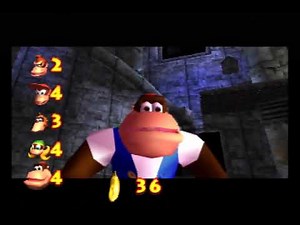ドンキーコング６４ 通常プレイ動画 マッドファクトリー チャンキーコング４つ目のゴールデンバナナ
