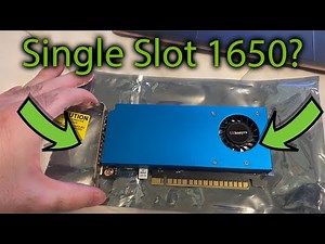 SRhonyra SONGREY GTX 1650 single slot Low Profile Graphics Card GPU Review.
