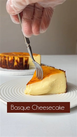 Sweet Recipes Daily on Instagram: "🧀 Original Basque Burnt Cheesecake 🤤 Creamy & Bold Burnt on top, silky in the center 🤍 Rich cheese flavor, not too sweet, pure perfection. 🧺 Ingredients: Cream cheese Heavy cream Eggs 👉 Full recipe in the first C﹎0﹎M﹎M﹎E﹎N﹎T 👇👇👇👇👇 #sweetrecipesdaily #homemade #EasyRecipe #fblifestyle #cheesecakelover #basquecheesecake"