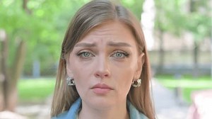 Close-up Crying Young Woman Face Stock Footage Video (100% Royalty-free) 3811780817 | Shutterstock