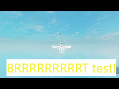 Roblox Plane crazy : A10 BRRRRRT test