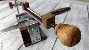 Homemade Knife & Scissors Sharpening Jig — Free Plans