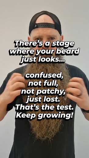 Everyone goes through the ups and downs of growing a beard. Trust the process. Keep focused on your end going and keep growing your beard. Join the #Brawtherhood #beardlife #beardcare #beardgrowth | Braw Beard
