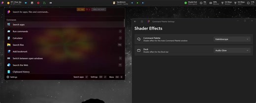 Weekend-fun: Copilot CLI and Command Palette are vibing through the '00s. Windows Media Player / Winamp music visualizations are just pure nostalgia 😬⚡