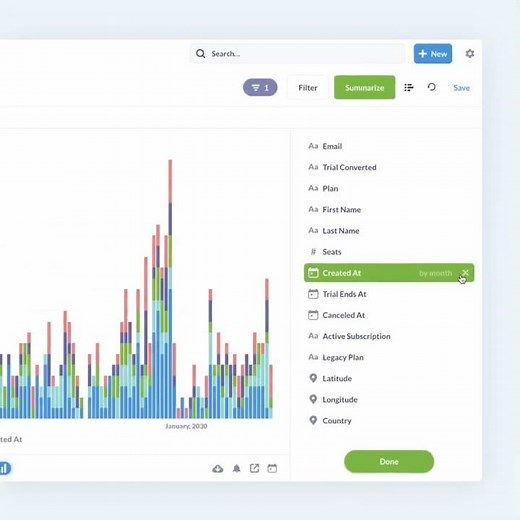Metabase query builder