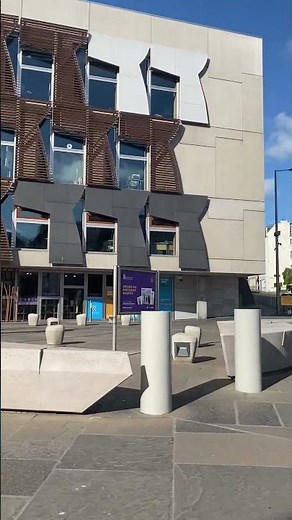 Scottish Parliament from the bus - Edinburgh Tour 2025 - Stunning!