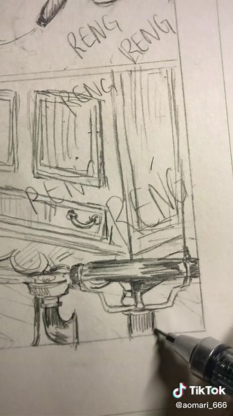 page manga sketch ☕️ #sketch #manga #drawing