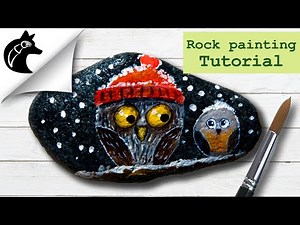 Rock Painting Tutorial Owl Robin
