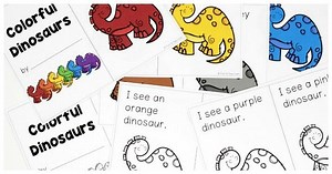 Dinosaur Emergent Reader Free Printable