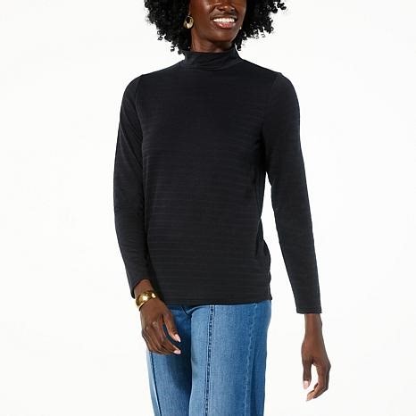Tower Hill by Christie Brinkley Mock Neck Top | HSN