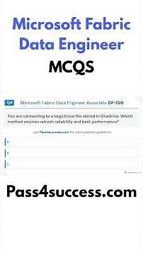 DP-700 Microsoft Fabric Data Engineer Associate : DP-700 Practice Questions with Explanations