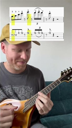 7 shifting moves in one lick #mandolin