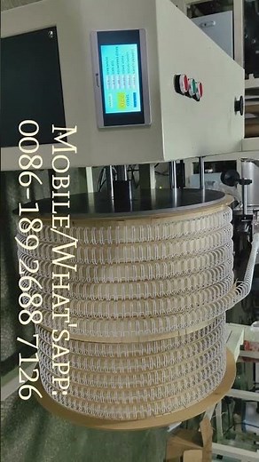 New Design High Speed Double Loop Wire Forming Machine the most stable working condition machine