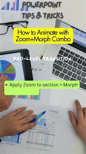 😱 PowerPoint Tricks You Didn’t Know Existed! How to Animate with Zoom+Morph Combo #viral