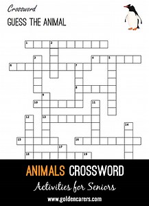 Guess the Animal Crossword