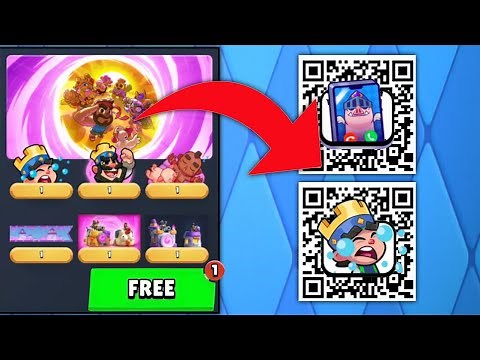 Clash Royale Free Emotes QR Codes | 100% Working (2025 Update) Squad Busters Rewards QR Code