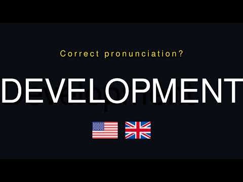 How to Pronounce Development | Development Correct Pronunciation
