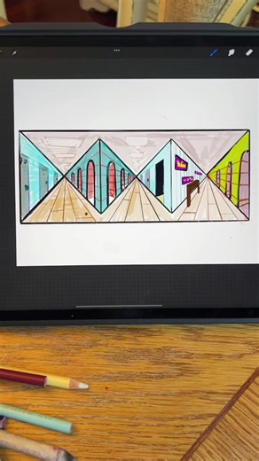 Reverse Perspective Art Process: A Unique Optical Illusion Creation