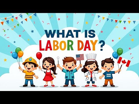 What Is Labor Day? 🇺🇸🇨🇦 Fun Facts, History & Games for Kids! | Ronen’s Playhouse!