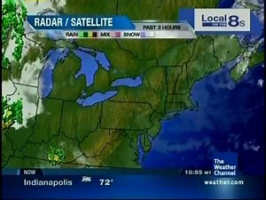 TWC Satellite Local Forecast on Dish Network- Sep. 10, 2010- 9:54PM PDT