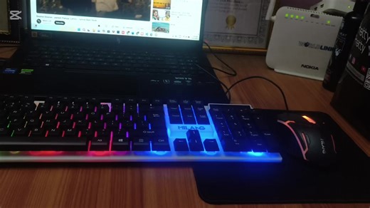 ULTIMATE WARRIOR T6 luminous e_sporta game series🔥 RGB light keyboard Gaming mouse set⌨️🖱️ 📍 available at dajavastorez perfect for games|office|home setup ✨ #dajavstorez #davajavastore #nepaltech #keyboardmouse #fyp