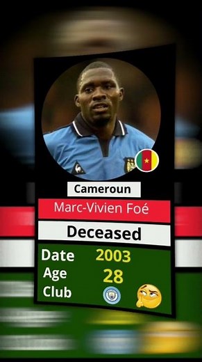 Marc-vivien-foe : Tragic Losses in Football: A Tribute to Deceased Players