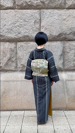 結城紬コーデ👘 #きものすなお #着物 #kimono