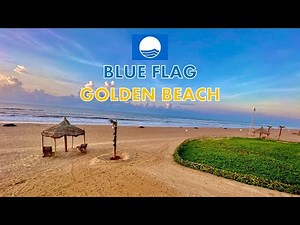 India’s Cleanest Beach? 🌊 Blue Flag Golden Beach Puri Full Tour! | Hidden Paradise in Odisha! #odia