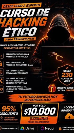 #hacker #windows #kali #linux #programming #python #kalilinux #programacion #cursos #shorts #viral