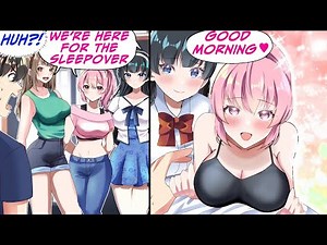 [Manga Dub] My Sister's Hot Friends Come Over To Our House For A Sleepover [RomCom]