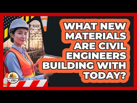 What New Materials Are Civil Engineers Building With Today? - Construction Jobs