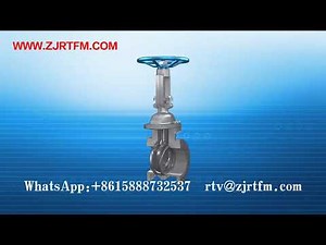 API 6D/600 gate valve