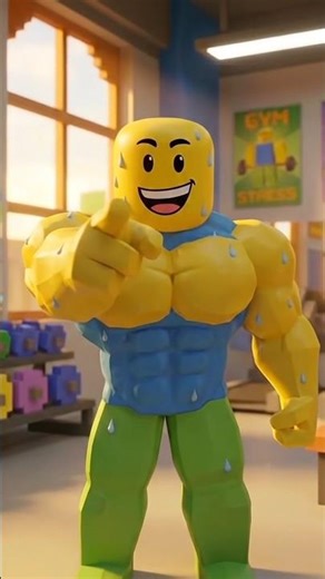 Roblox Noob Push-Up Challenge (Day 1–30 Transformation) 💪😳