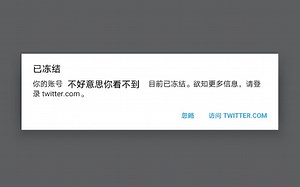真有你的，twitter，老双面人了，果然是美D宣传帝国主义的好平台