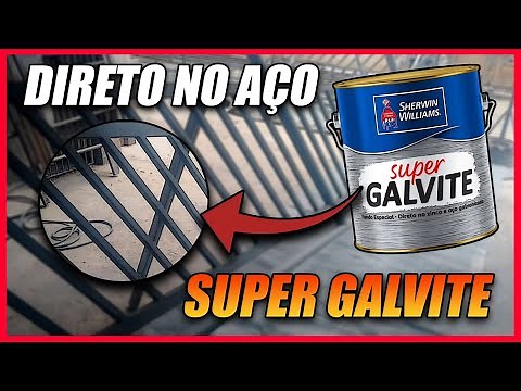 Para Que Serve o GALVITE? Diluição e Cor | Fundo Galvanizado Super Galvite Sherwin Williams