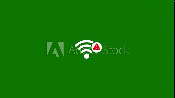 No internet connection icon isolated .network error.No internet connection icon animation, No wifi animation. lost connection sign.