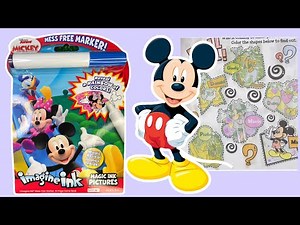 Coloring Mickey Mouse Imagine Ink Coloring Book with Mess Free Marker! Activity for Kids
