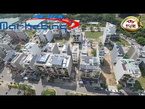 CONSTRUCTION PROGRESS OF PHUOC KHANH BRIDGE VIEWED FROM KHAI VY TOWNHOUSE RESIDENTIAL AREA, Q7 SA...