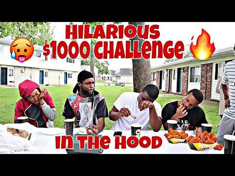 WORLDS HOTTEST WINGS CHALLENGE!!! (IN THE HOOD)