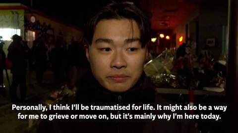 Witness to Swiss blaze 'shocked for life' after seeing victims burning