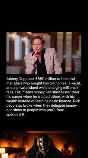 How Johnny Depp Lost $650 Million to His Own Advisors #celebrity #moneymatters