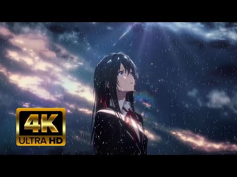 Anime Girl in the Rain 4K Wallpaper | Emotional Scene🌧️ For PC #animegirl #rain #wallpaper