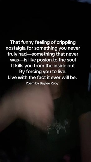 El veneno de la nostalgia: Un poema sobre el pasado