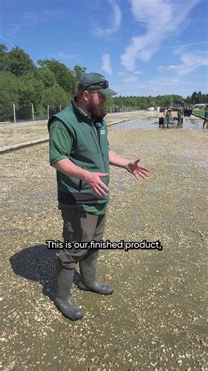 Did you know watercress is not grown on soil? Jordan from The Watercress company tells us more about how they prep the bed of stone and water to plant your delicious British watercress🥗 #BackBritishFarming | Back British Farming NFU