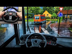 The Bus | Realistic City Driving Experience - Steering Wheel GamePlay